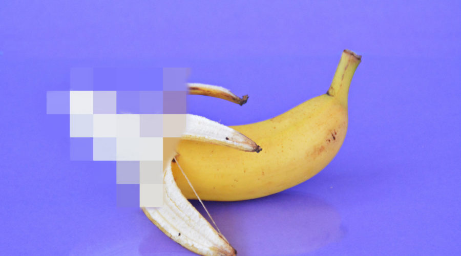censored banana