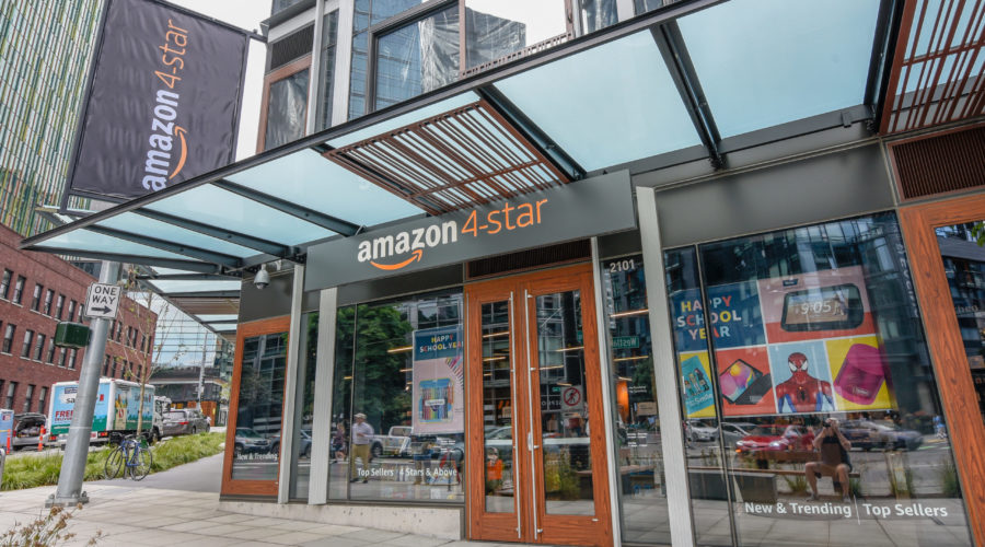 Amazon 4 Star store in Seattle.